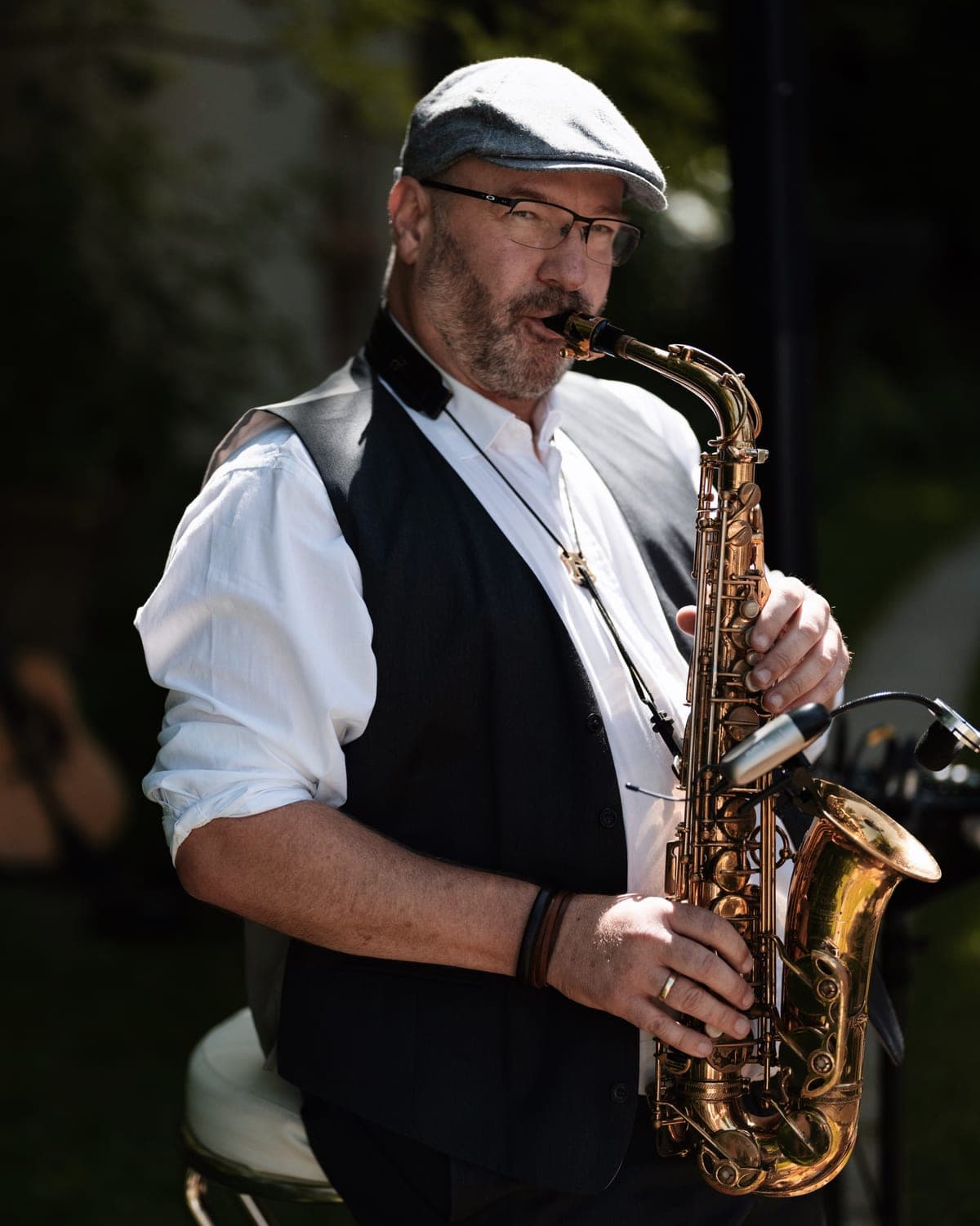 Michael Gilb, Saxophon